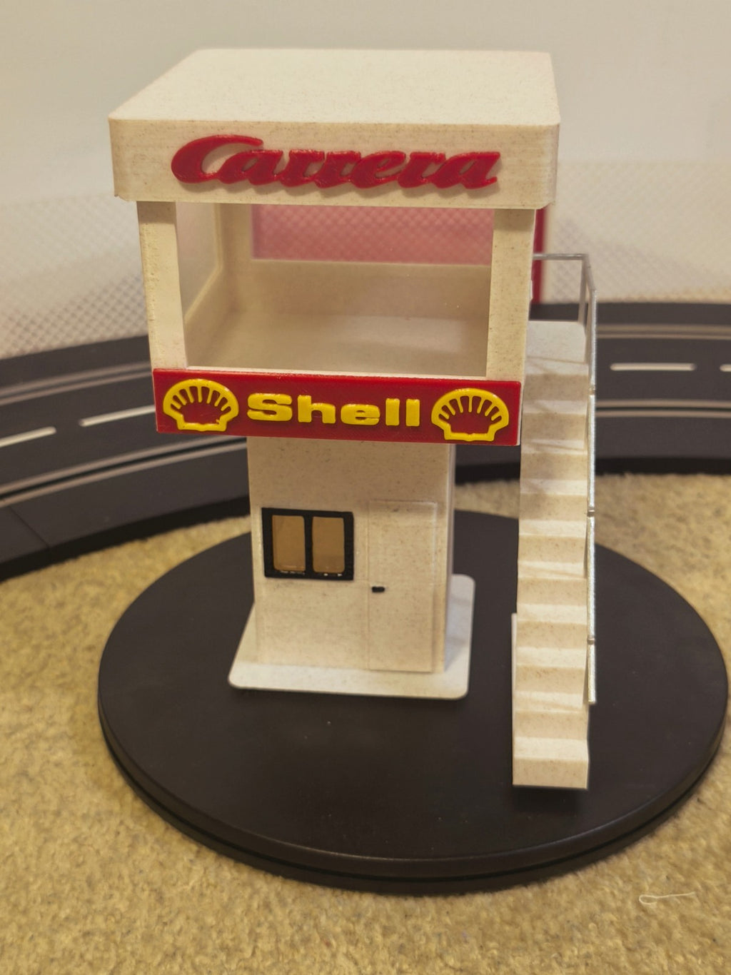 1:32 Carrera Control Press Tower - Track scenery building slot car -Scalextric