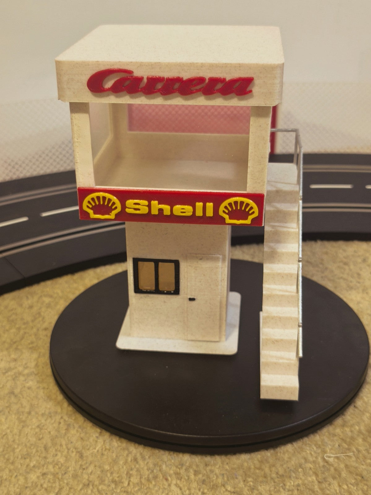 1:32 Carrera Control Press Tower - Track scenery building slot car -Scalextric