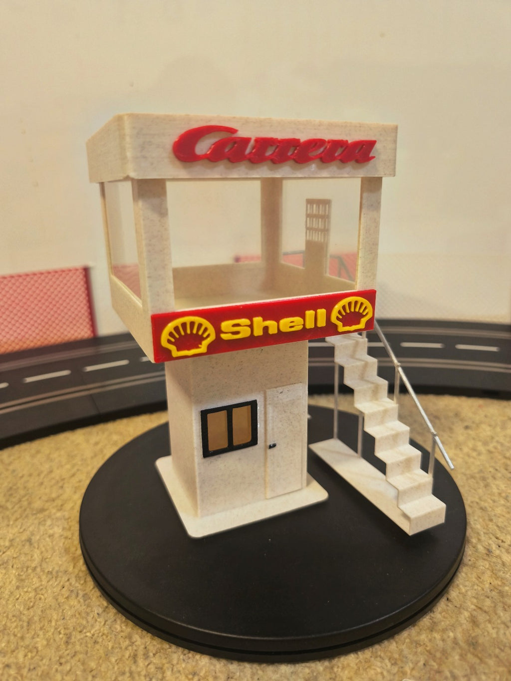 1:32 Carrera Control Press Tower - Track scenery building slot car -Scalextric