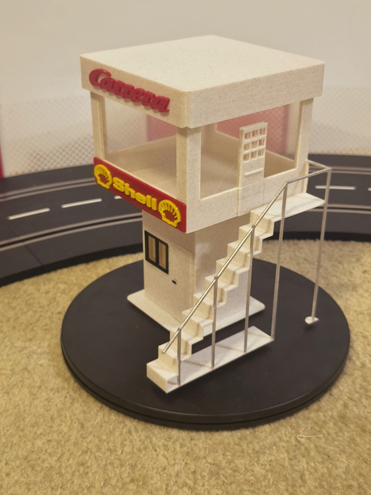 1:32 Carrera Control Press Tower - Track scenery building slot car -Scalextric