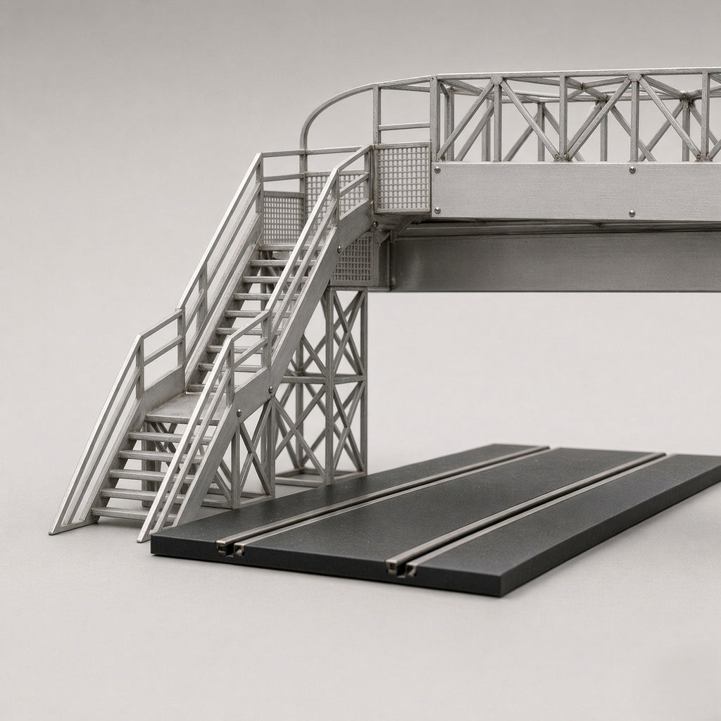 Carrera Walking Bridge DIY Kit 10-Piece 1:32 Slot Car Pedestrian Footbridge